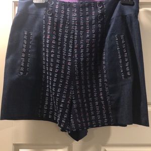 Anna Sui 10 high waisted shorts